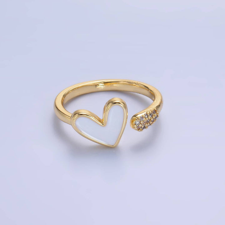 Dainty Heart Adjustable Ring