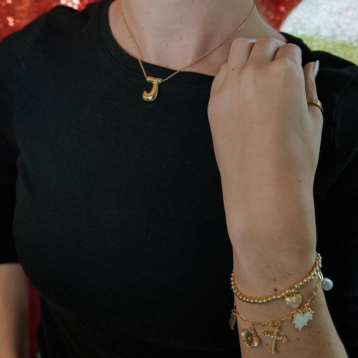 Bubble Initial Pendant