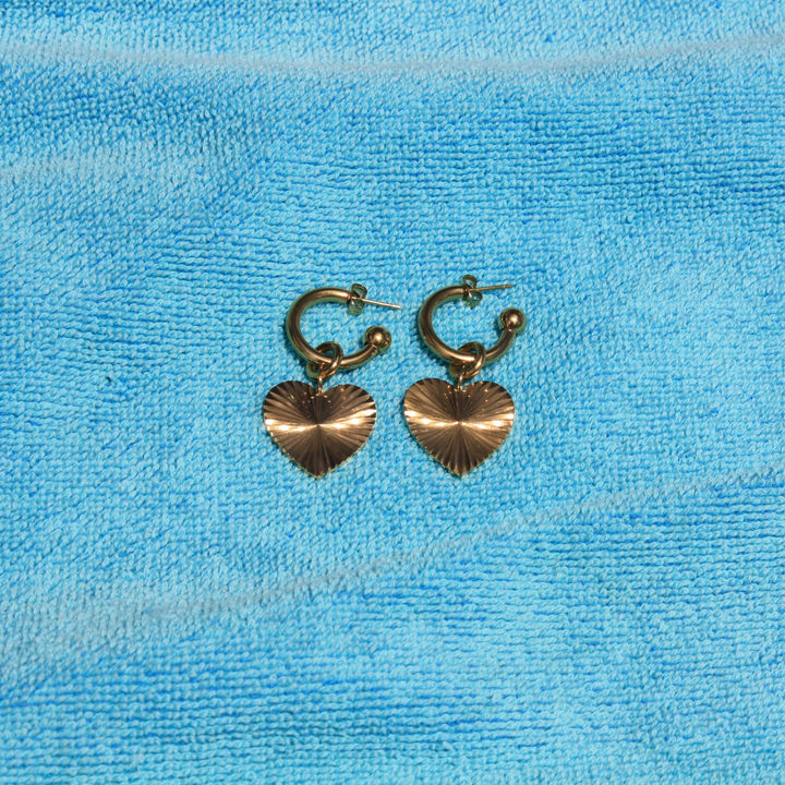 Sunbeam Heart Earrings