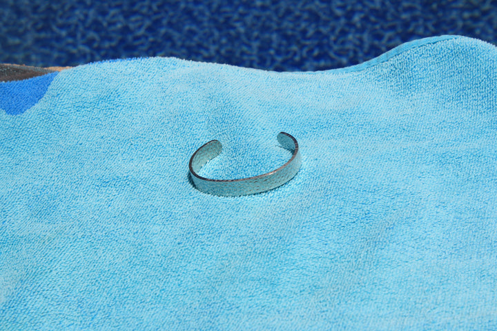 Coastal Breeze Hammered Bangle