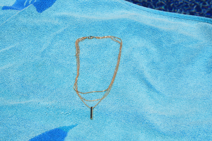 Sunkissed Bar Pendant Necklace