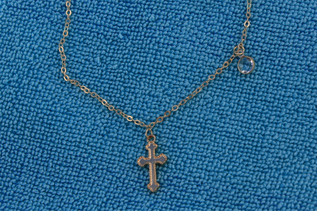 Coastal Cross Diamond Necklace