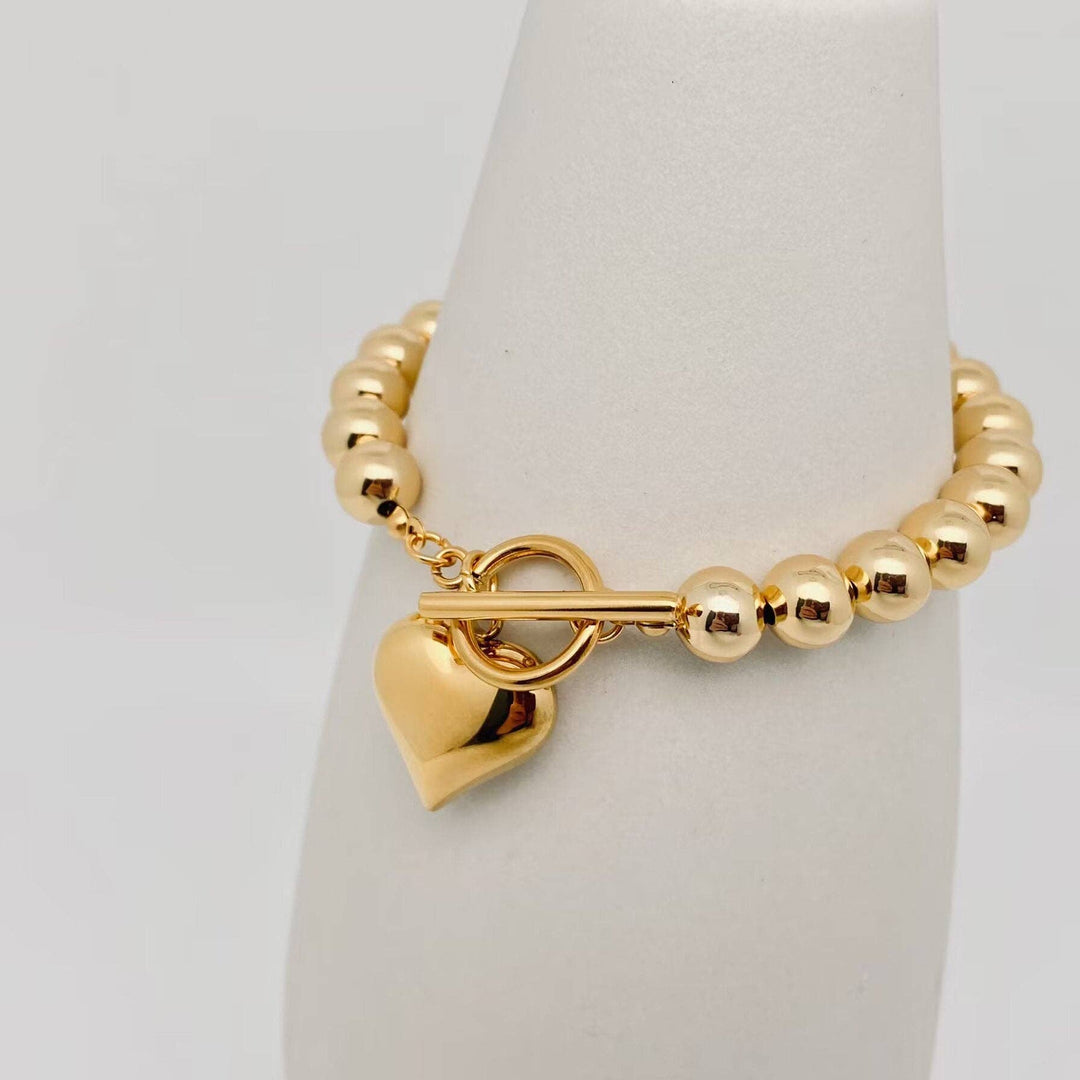 Heart Charm Bracelet