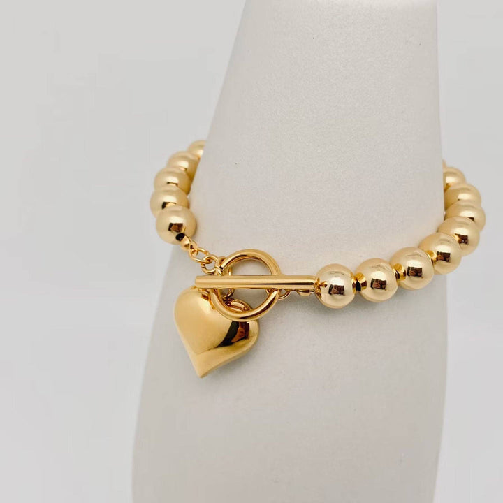 Heart Charm Bracelet