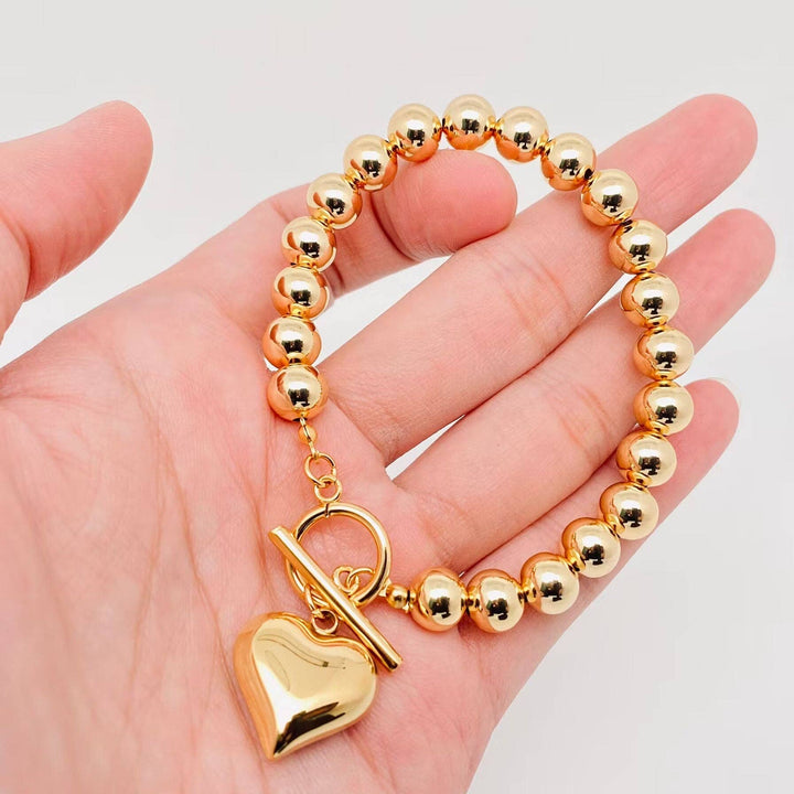 Heart Charm Bracelet