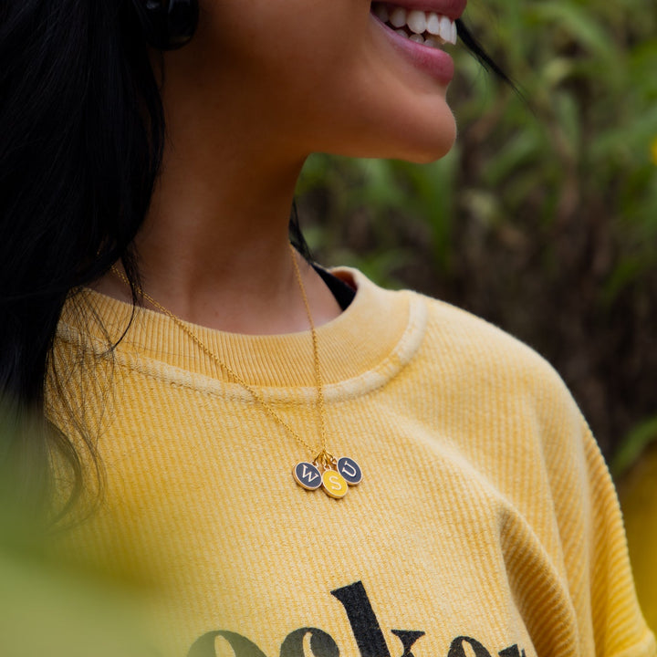 WSU Charm Necklace