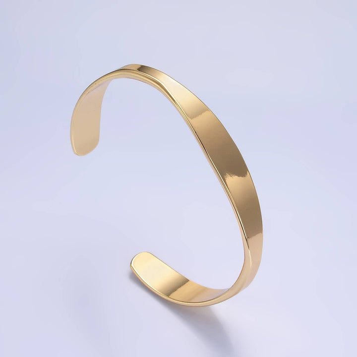 Minimalist 24K Gold Filled Cuff Bracelet