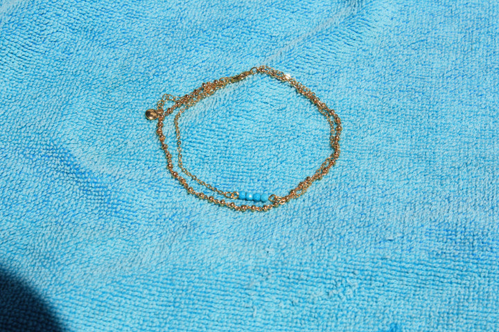 Turquoise Waters Anklet