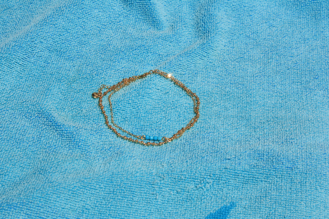 Turquoise Waters Anklet