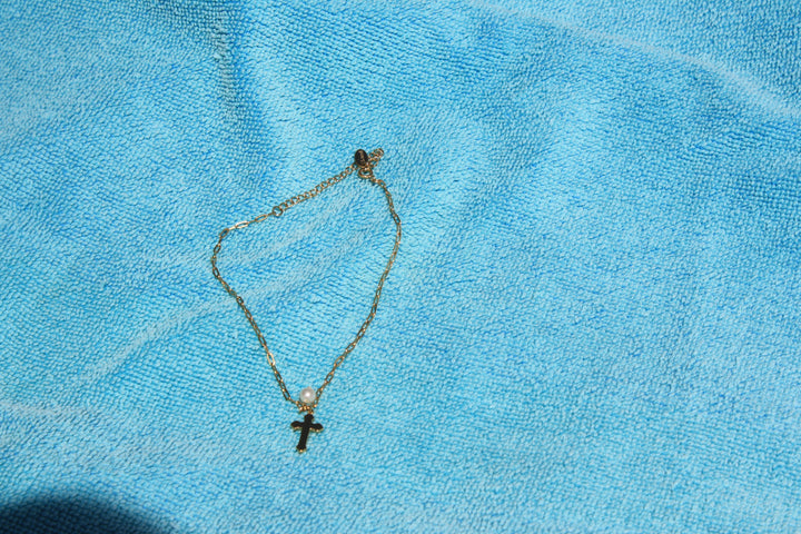 Cross Lovers Anklet