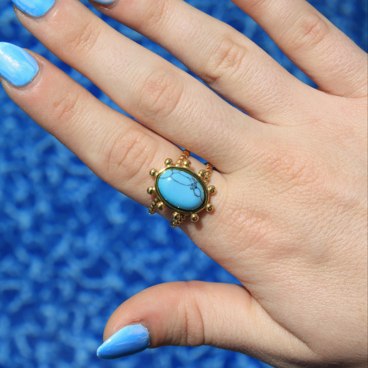 The Ocean Blue Ring