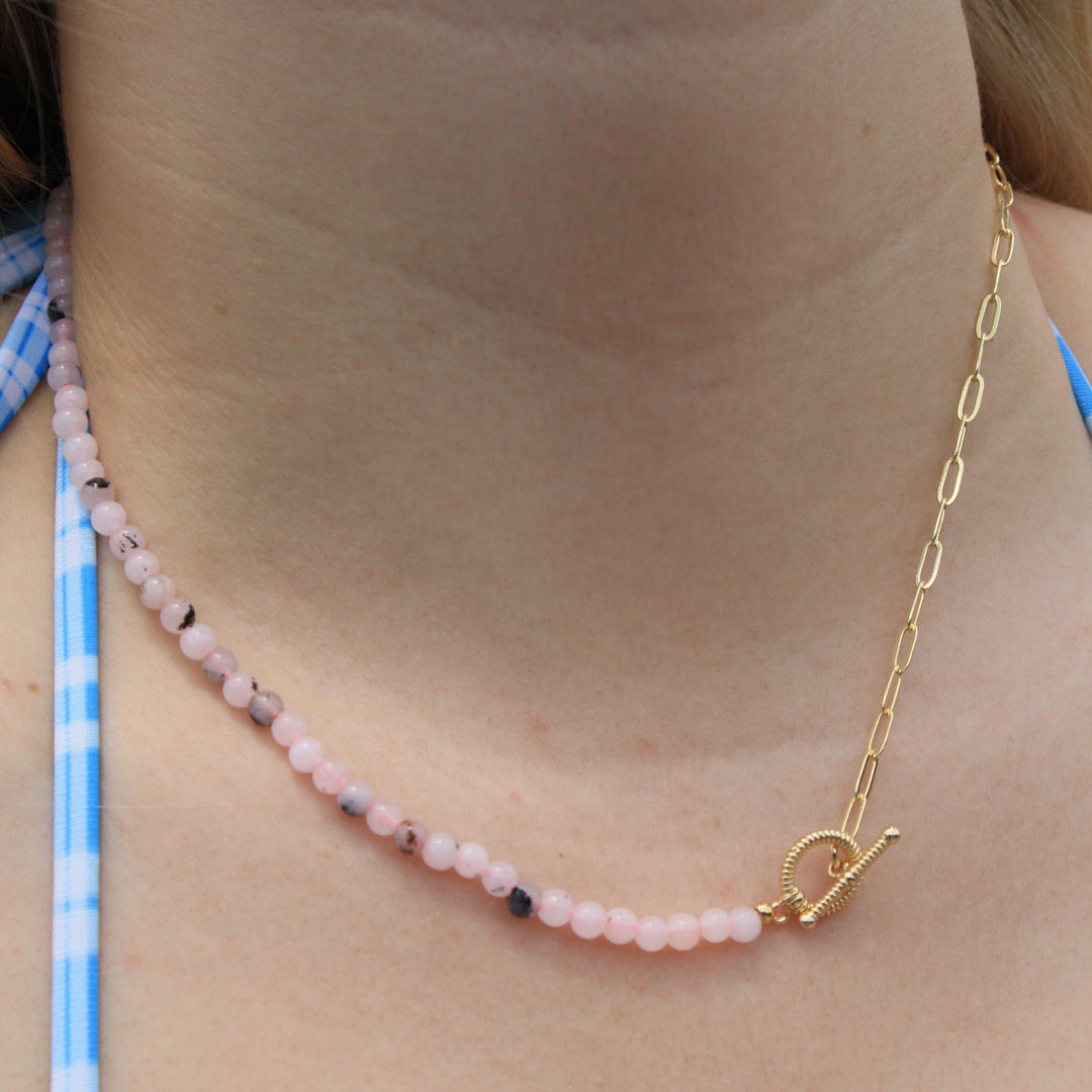 Peachy Link Necklace