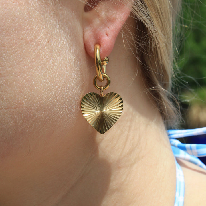 Sunbeam Heart Earrings