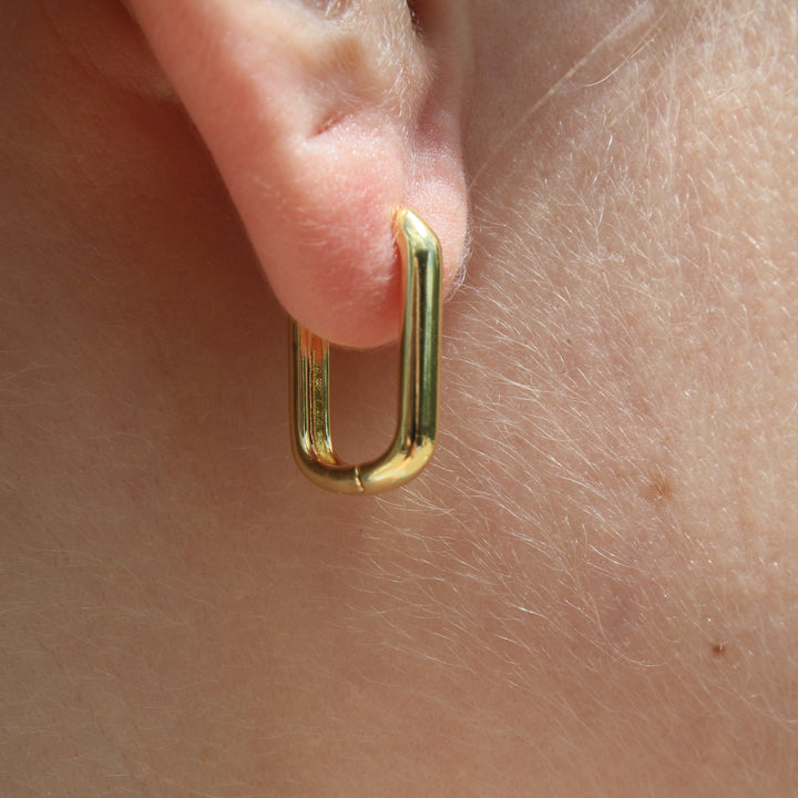 Effortless Huggie Hoops