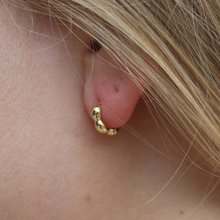Golden Bubble Earrings